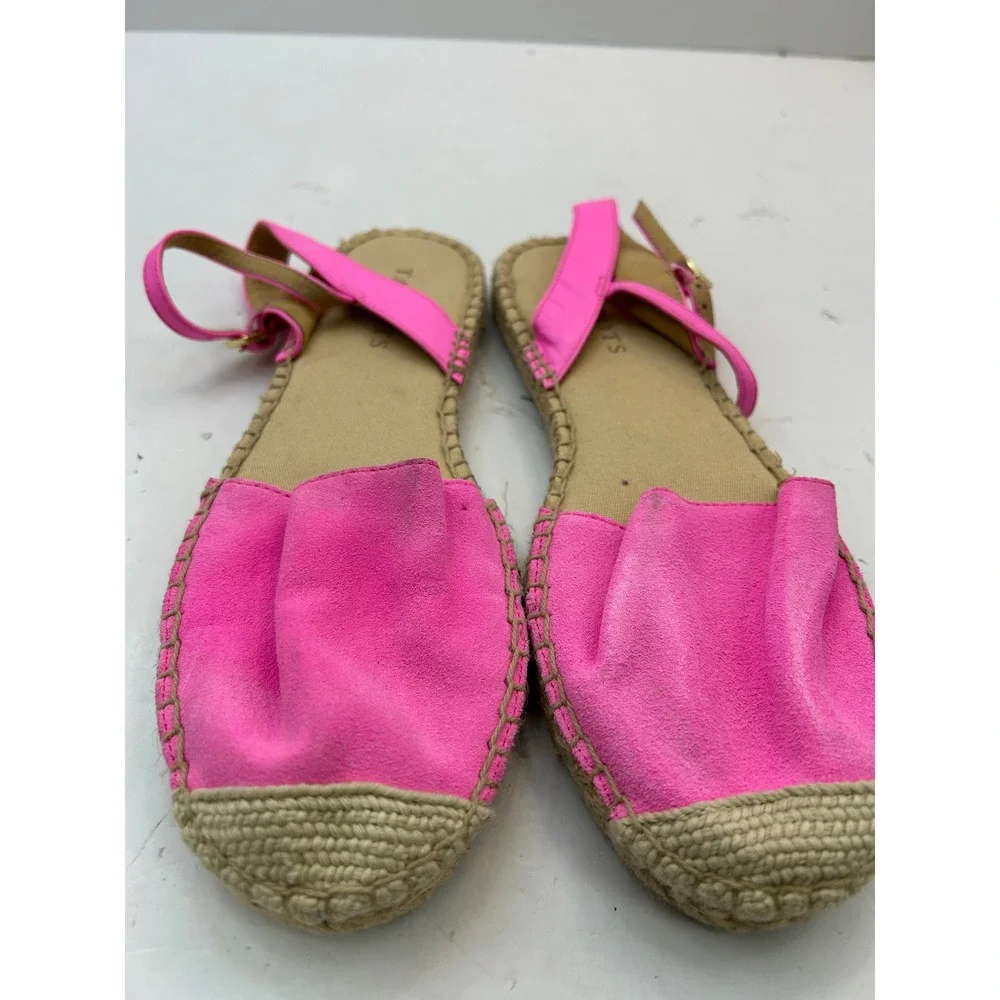 Talbots Izzy DOrsay Espadrille Sandals Womens 6 Pink